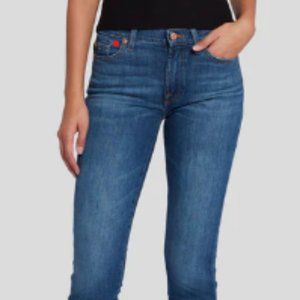 7 For All Mankind-Slim Illusion High Waist Skinny in Highline-Size 26